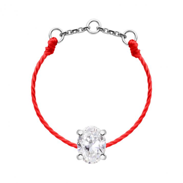 Sa Baronne Thread Ring White Gold - Redline