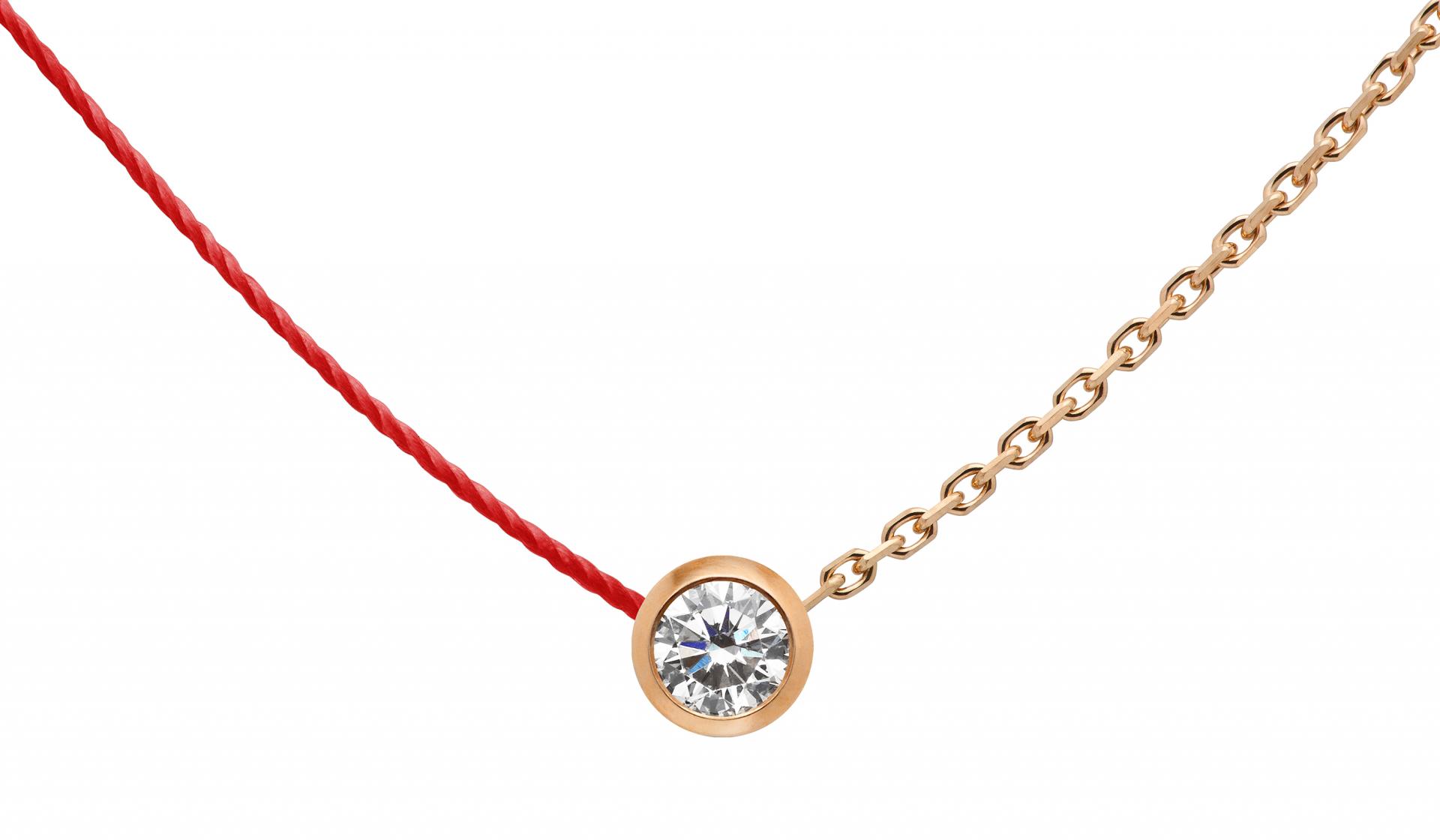 Cartier solitaire diamond 2025 necklace