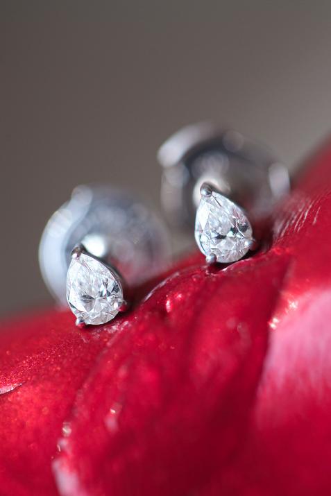 Altesse earrings in White Gold - Redline - 0++