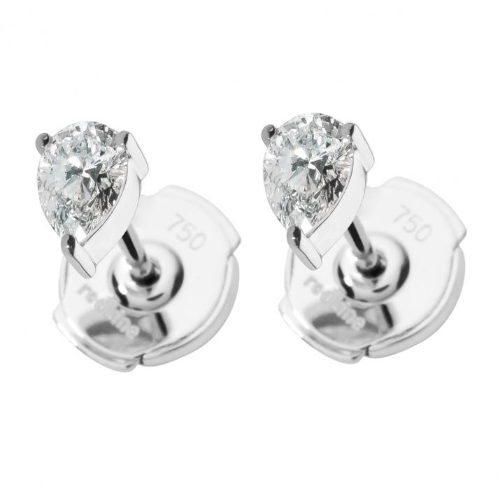 Altesse earrings in White Gold - Redline - 0++