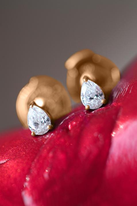 Altesse earrings in Rose Gold - Redline - 0++