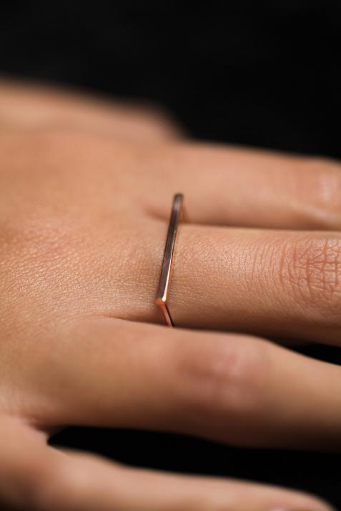 Ring in Rose Gold - Redline - 0++