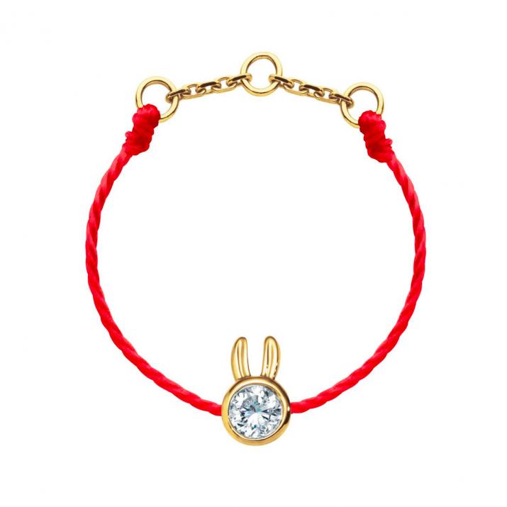 Mini Pure Rabbit Wire Ring Yellow Gold - Redline