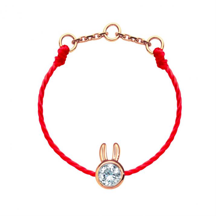 Mini Pure Rabbit Wire Ring Rose Gold - Redline