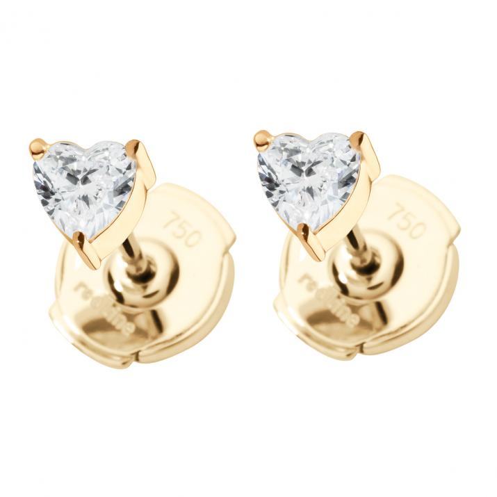 Bien Aimé earrings in Yellow Gold - Redline - 0++