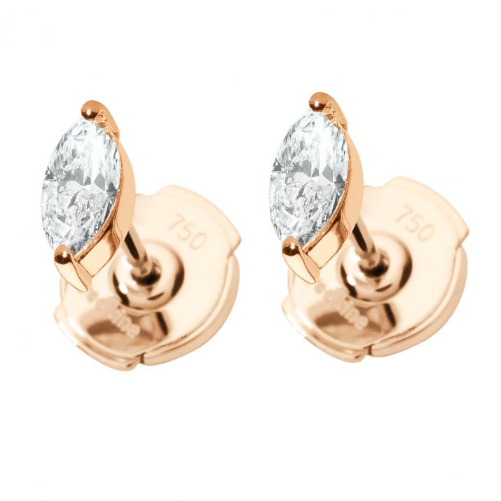 Majesté earrings in Rose Gold - Redline - 0++