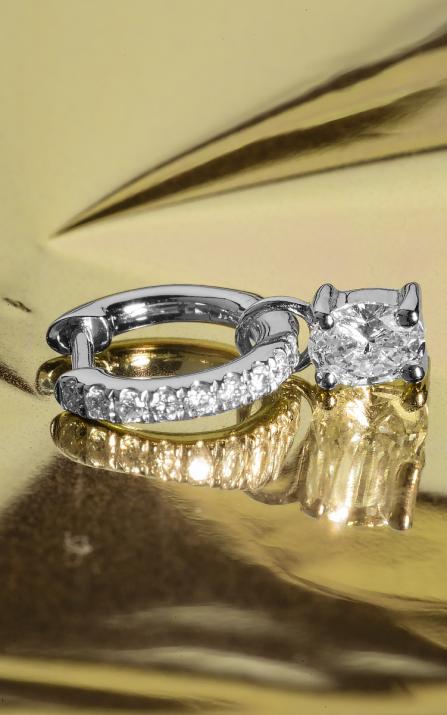 Baronne Charm Pendant White Gold - Redline - 0++