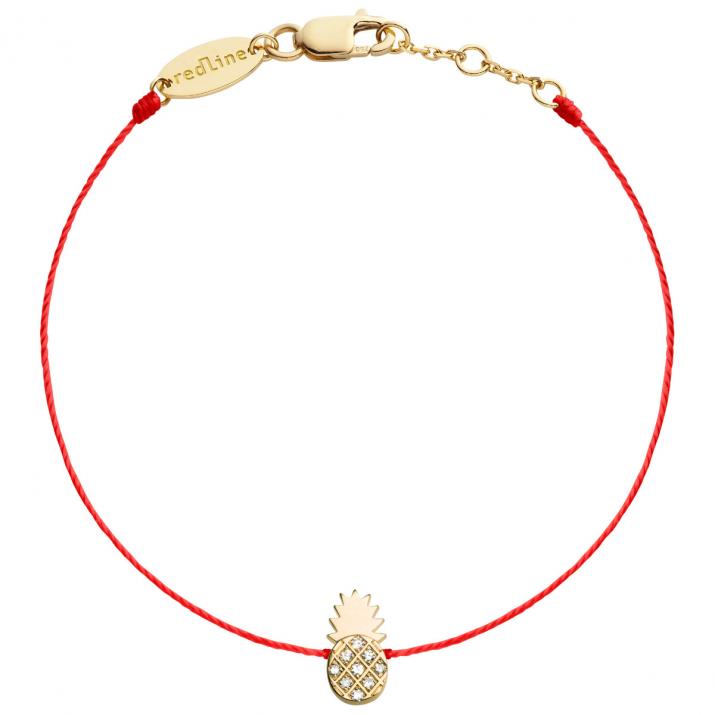 Pineapple thread Bracelet in Rose Gold - Redline - 0++