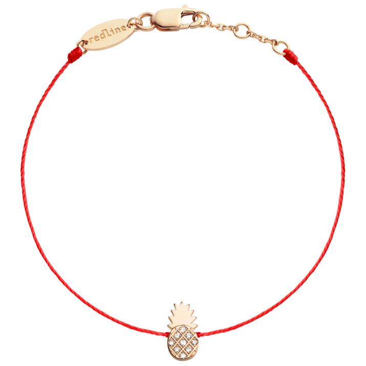 Pineapple thread Bracelet in Yellow Gold - Redline - 0++