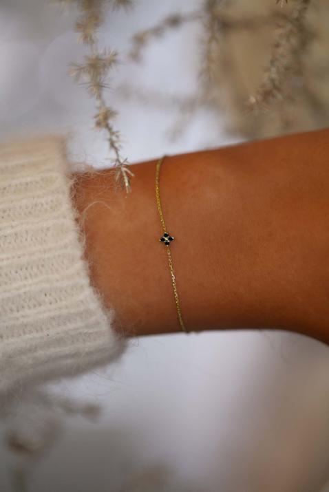 Shiny Kcolor Chain Bracelet Yellow Gold - Redline - 0++