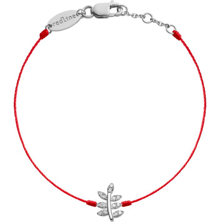 White gold diamond Bagatelle thread bracelet - Redline - 0++
