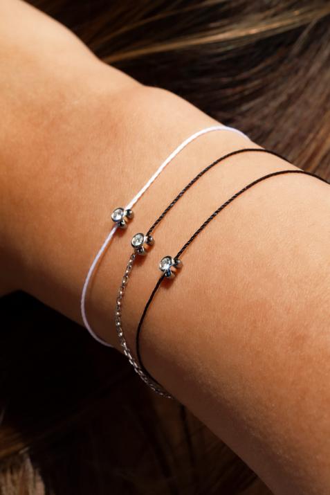 Mini Pure Panda Bracelet Thread White Gold - Redline - 0++
