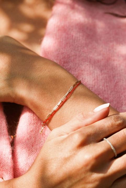 My Way duo bracelet in Yellow Gold - Redline - 0++