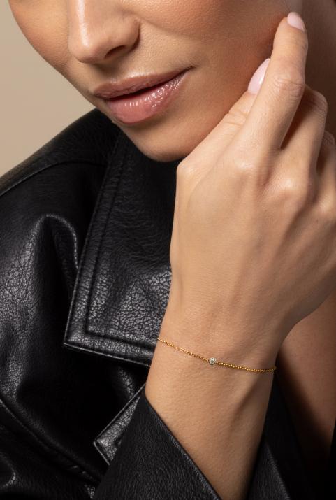 Serenity Chain bracelet Yellow Gold - Redline - 0++