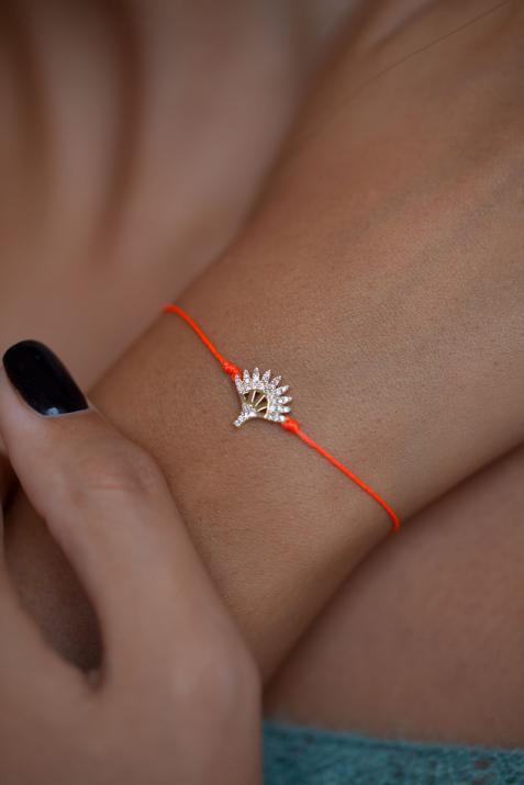 Tamar Thread Bracelet Yellow Gold - Redline - 0++