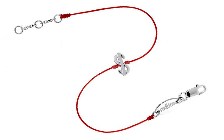 String Bracelet Dollar White Gold RedLine Jewelry - Redline - 0++
