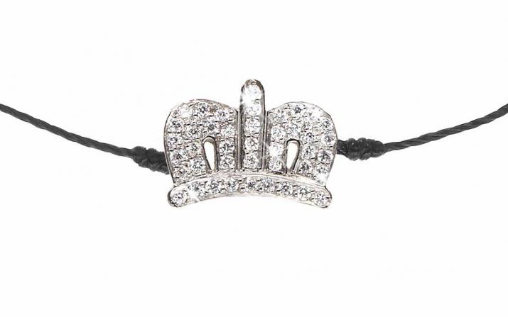 String Bracelet Versailles White Gold RedLine Jewelry - Redline - 0++