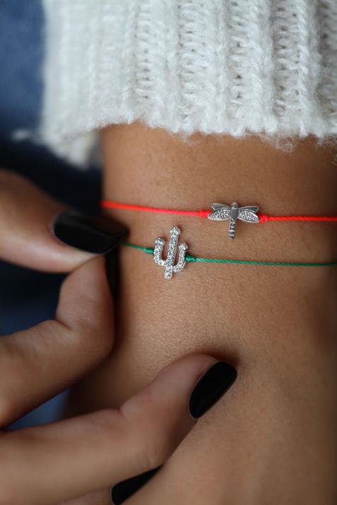 Chumbo Thread Bracelet White Gold - Redline - 0++