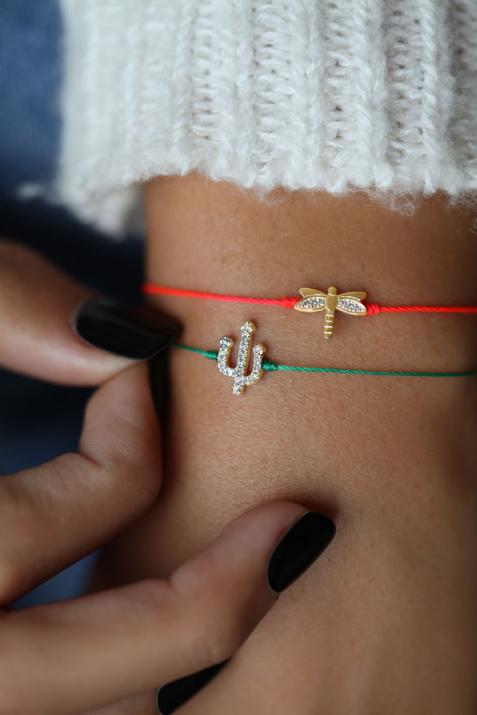 Chumbo Thread Bracelet Yellow Gold - Redline - 0++