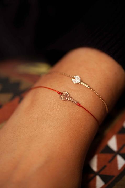 String Necklace For Women in Rose Gold  - Redline - 0++