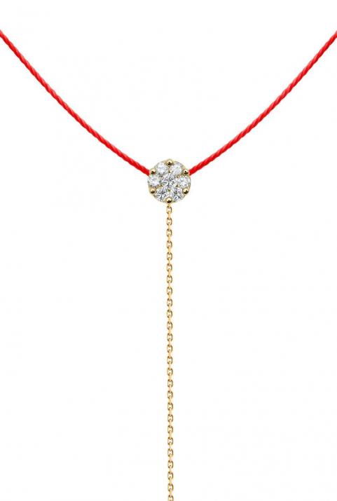 Illusion Séduction Thread Necklace Yellow Gold - Redline - 0++