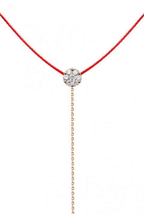 illusion Séduction Thread Necklace Pink Gold - Redline - 0++