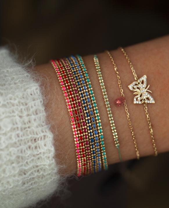 Chain Bracelet For Women in White Gold - Redline - 0++