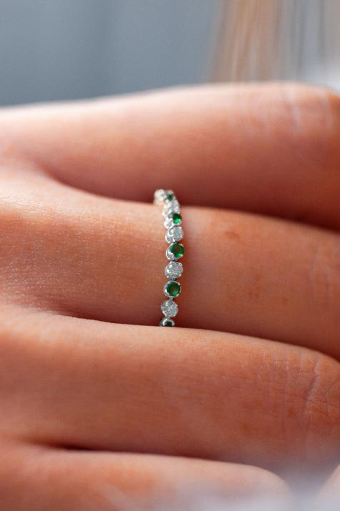 Ring Marilyn emeral White gold - Redline - 0++