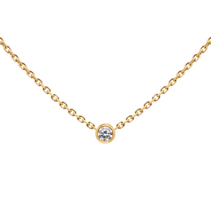 Bébé Pure chain necklace Yellow gold - Redline - 0++