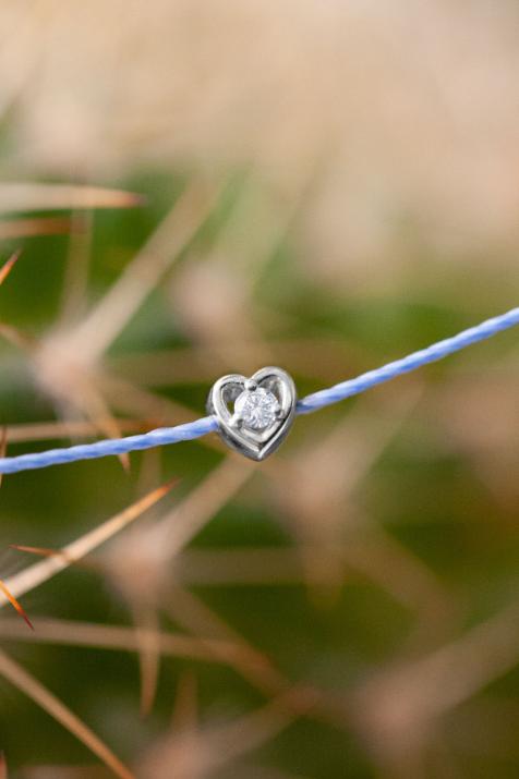 Meghan thread diamond bracelet in white gold - Redline - 0++