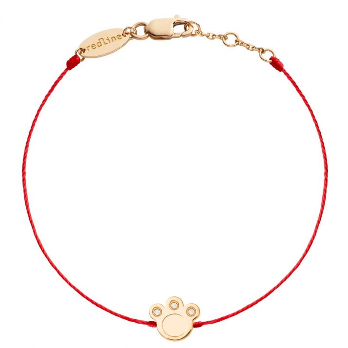 Cat paw bracelet in rose gold  - Redline - 0++