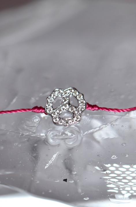 String Bracelet Pensée White Gold RedLine Jewelry - Redline - 0++