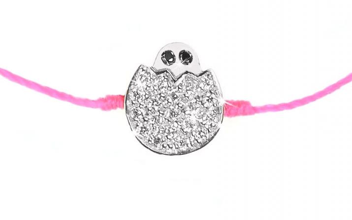 String Bracelet Piu Piu White Gold RedLine Jewelry - Redline - 0++