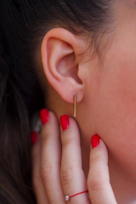 Earrings in Rose Gold - Redline - 0++