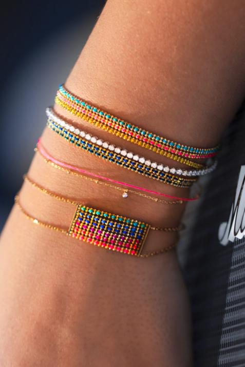 Aurore Boréale Chain bracelet Rose Gold - Redline - 0++