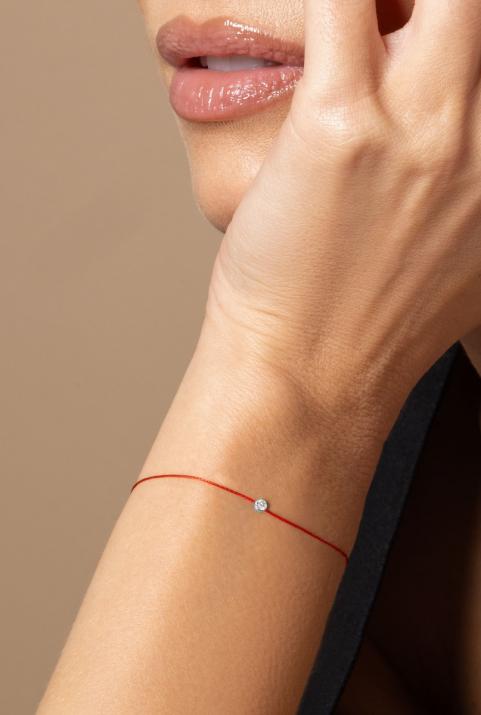 Serenity Bracelet Thread White Gold - Redline - 0++