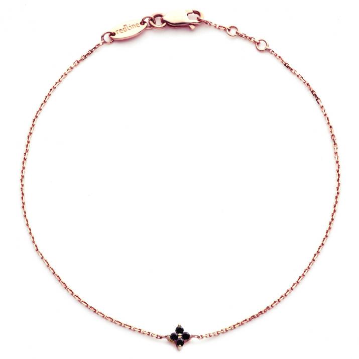 Shiny Kcolor Chain Bracelet Pink Gold - Redline - 0++