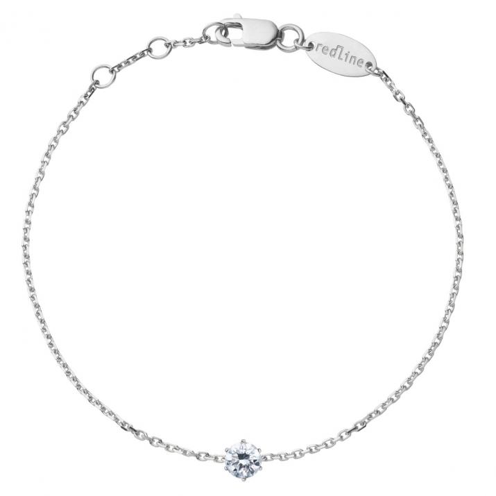 So Absolu diamond and white gold chain bracelet - Redline - 0++