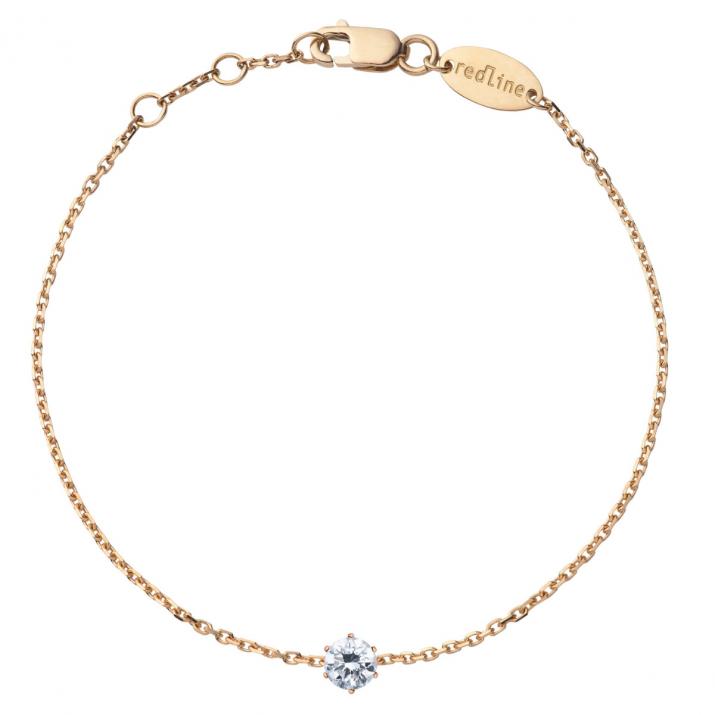 So Absolu diamond and rose gold chain bracelet - Redline - 0++