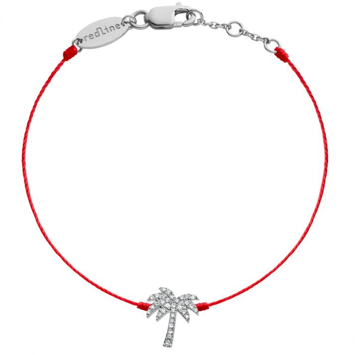 Sunnydays Palm tree thread Bracelet in White Gold - Redline - 0++