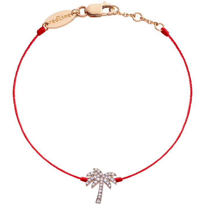 Sunnydays Palm tree thread Bracelet in Rose Gold - Redline - 0++