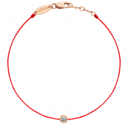 RedLine Dream customizable 0.08 ct diamond bracelet in rose gold
