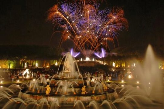Redline et les grandes eaux nocturnes de Versailles !