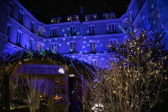 Redline présente Le chalet des neiges 1850 au Fouquet's Paris