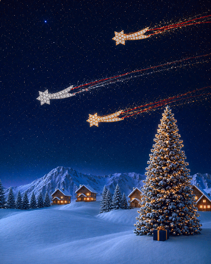 Shooting Star, a Wish That Sparkles